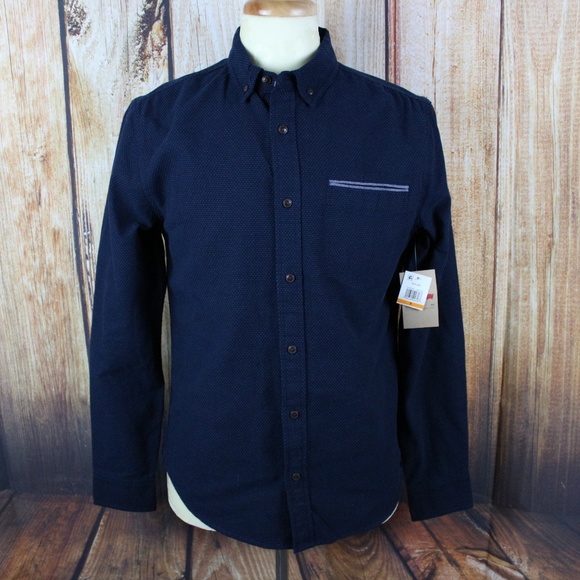 Levi's Men's Button Down Collar Shirt L/S Small - Picture 2 of 7